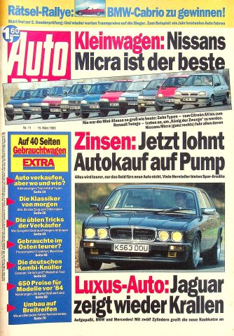 Deckblatt Auto Bild (11/1993)